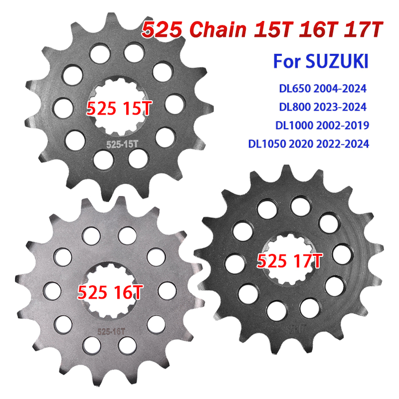 428 Chain - ترس أمامي 525 15T 16T 17T