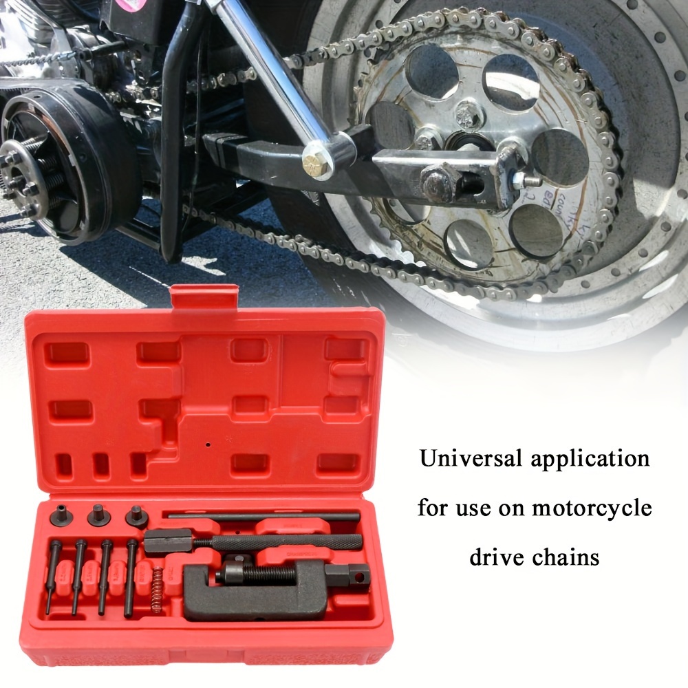 قاطع سلسلة دراجة نارية الفاصل  - مراجعة Chain Kit Motorcycle وسعره