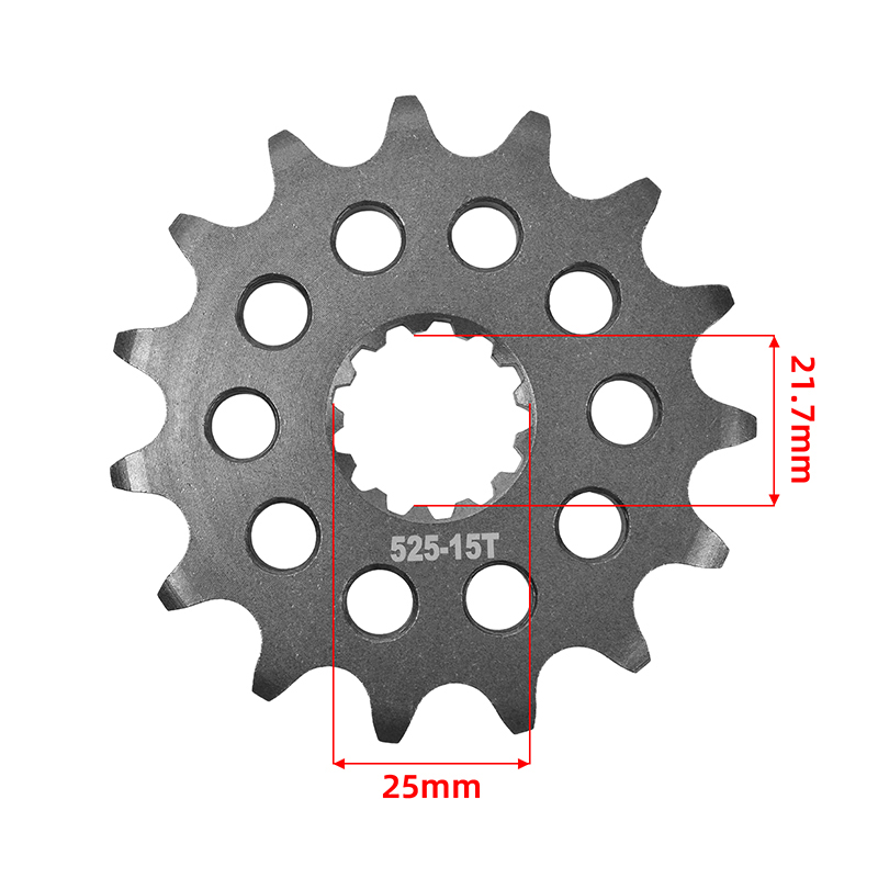 ترس أمامي 525 15T 16T 17T لسوز - مراجعة 428 Chain وسعره