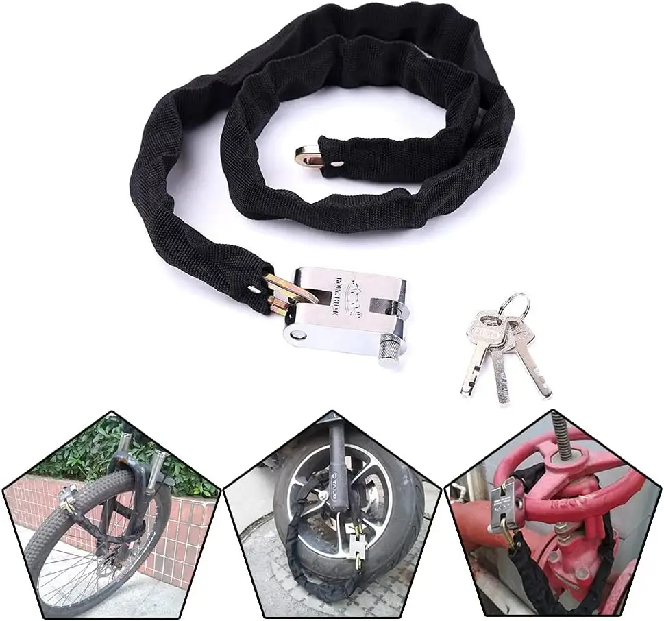 قفل دراجة نارية ودراجة هوائية  - مراجعة Bicycle Chain وسعره